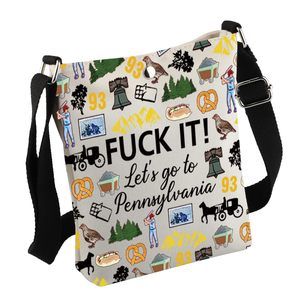 Pennsylvania Crossbody Bag Pennsylvania Lover Gift Pennsylvania Travel Gift :O